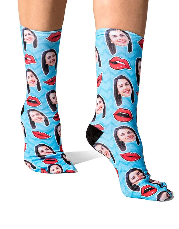 sock storage custom -  Comic Lips Socks