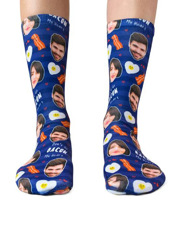 sock styles thermal -  Don't Go Bacon My Heart Socks