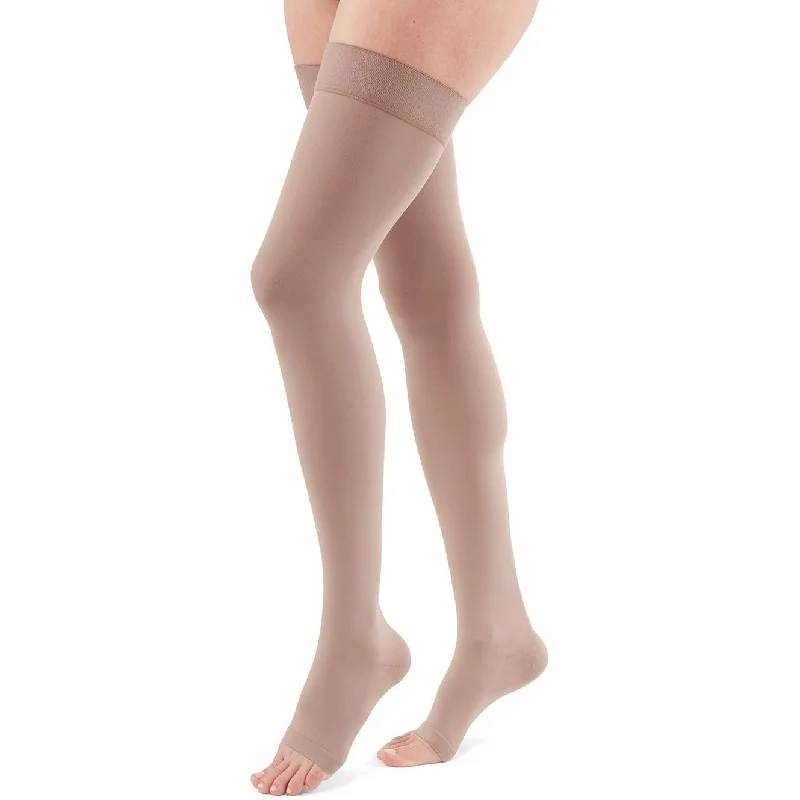 sock guarantee hiking -  Duomed Advantage Thigh High 15-20 mmHg, Open Toe