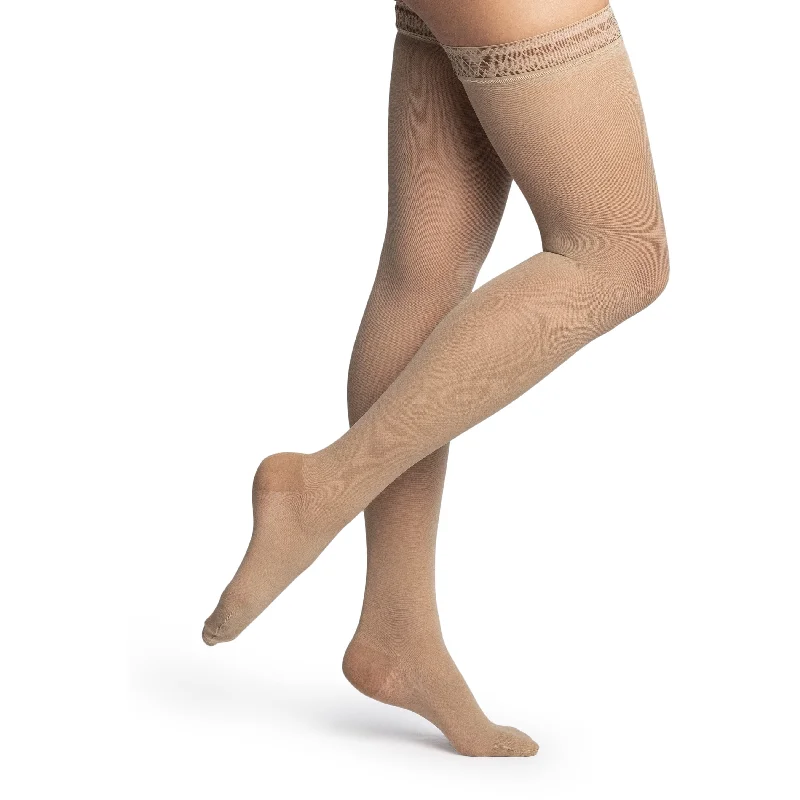 sock reviews running -  Dynaven Sheer Women's Thigh High 15-20 mmHg