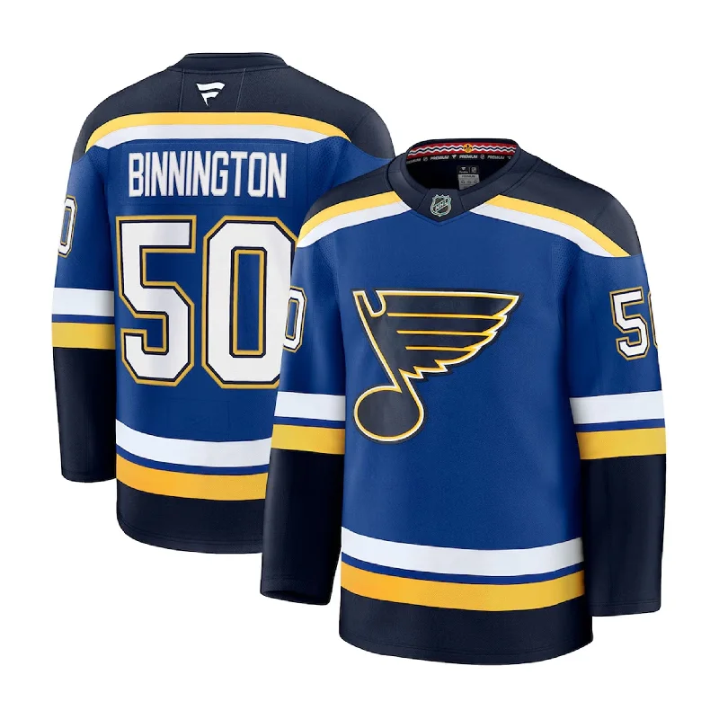 sock drying hiking -  Fanatics Premium Senior Home Jersey - St. Louis Blues Jordan Binnington