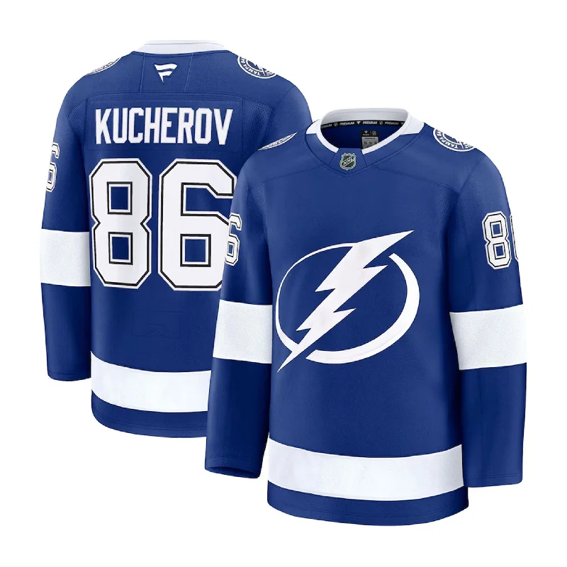 sock fashion running -  Fanatics Premium Senior Home Jersey - Tampa Bay Lightning Nikita Kucherov