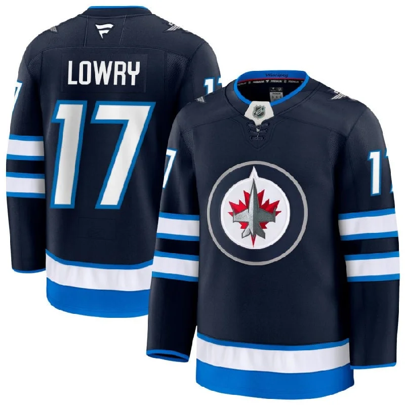 sock benefits custom -  Fanatics Premium Senior Home Jersey - Winnipeg Jets Adam Lowry