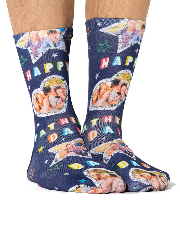 sock refunds thermal -  Father's Day Collage Socks