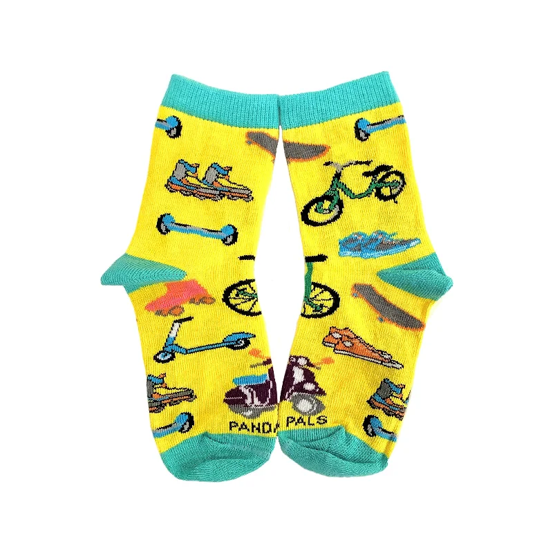 sock prices running -  Sock Panda - Fun Wheels Socks (Ages 3-7)