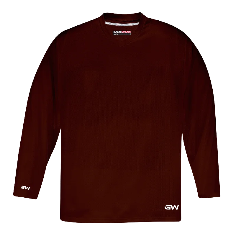 sock inventory thermal -  GameWear GW5500 ProLite Series Senior Hockey Practice Jersey - Maroon