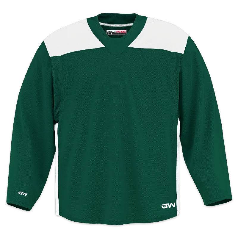 sock packaging hiking -  GameWear GW6500 ProLite Series Junior Hockey Practice Jersey - Dark Green / White