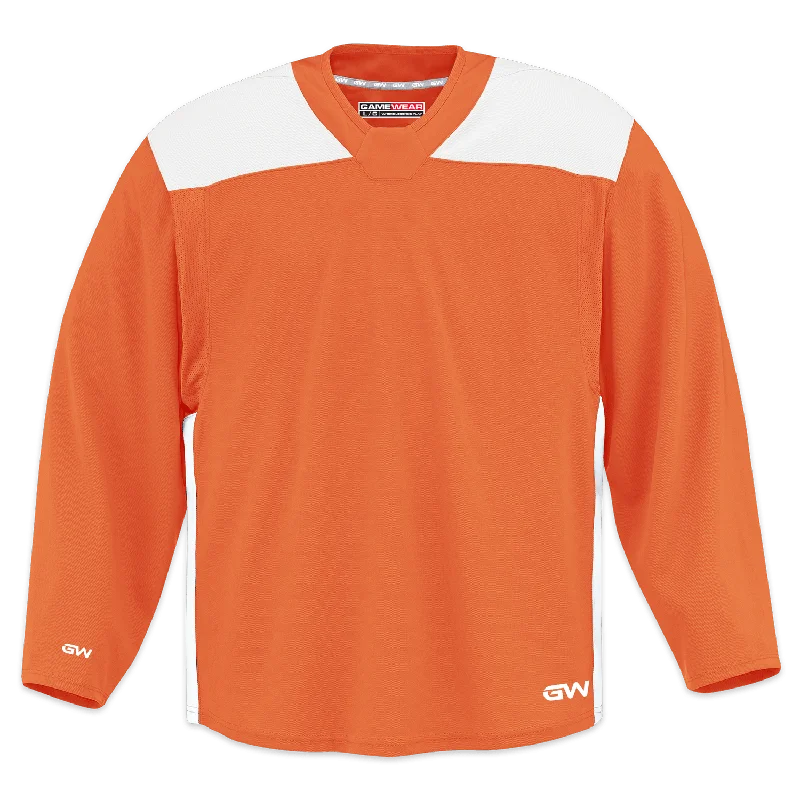 sock warranty hiking -  GameWear GW6500 ProLite Series Junior Hockey Practice Jersey - Orange / White