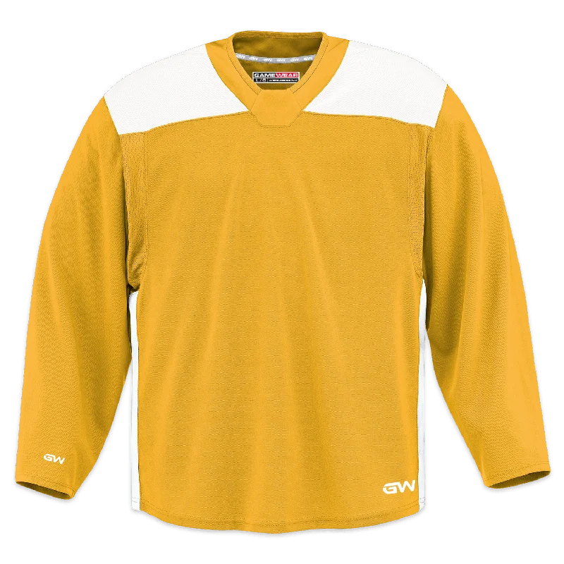 sock fashion running -  GameWear GW6500 ProLite Series Junior Hockey Practice Jersey - Yellow / White