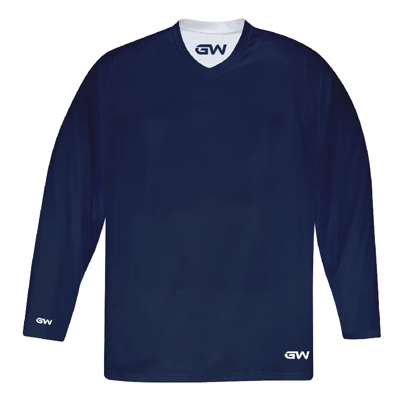 sock coupons running -  GameWear GW7500 ProLite Series Reversible Junior Hockey Practice Jersey - Navy / White