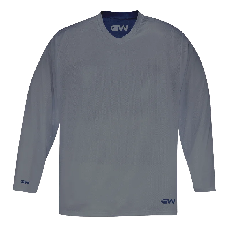 sock packs running -  GameWear GW7500 ProLite Series Reversible Senior Hockey Practice Jersey - Grey / Navy