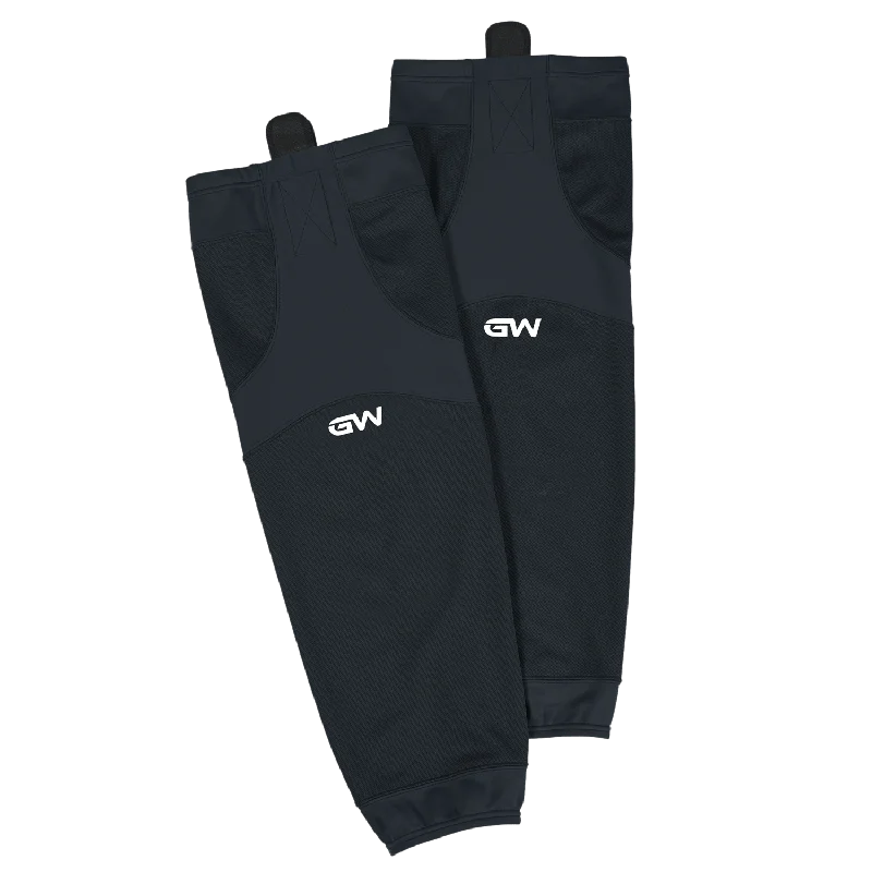 sock refunds custom -  GameWear SK6500 Single Tone Practice Socks - Black