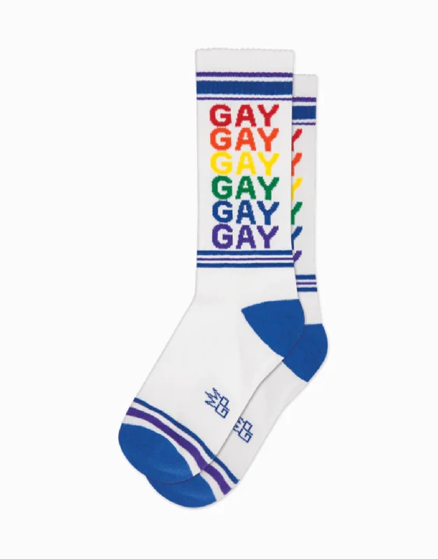 sock types running -  Gay Ribbed Gym Socks