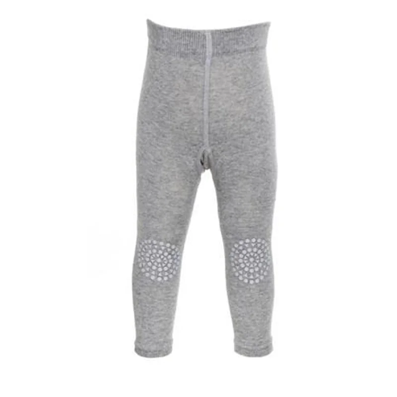 sock singles running -  GObabyGO Leggings (grey melange)