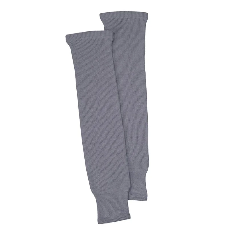 sock brands running -  Grey Knit Hockey Socks