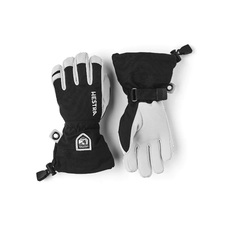 breathable warehouse gloves -  Hestra Junior Army Leather Heli Ski Gloves