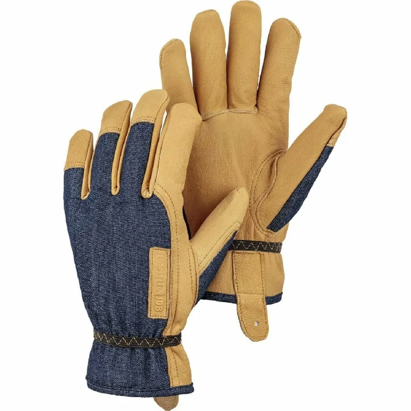 flexible warehouse gloves -  Hestra Kobolt Denim Work Gloves