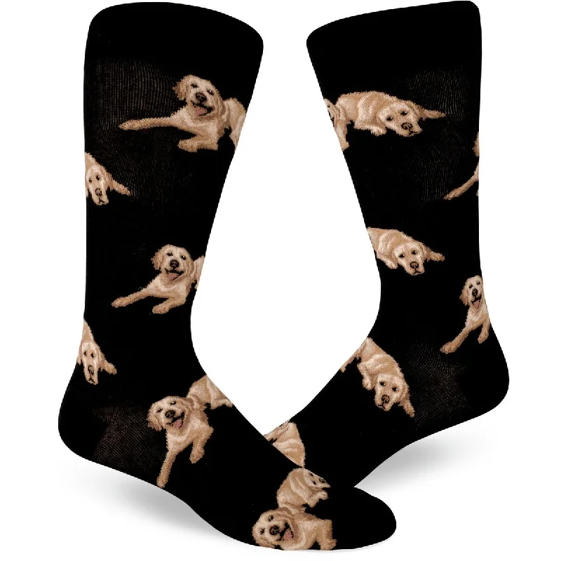 sock quality hiking -  Labradorable Mens Crew Socks