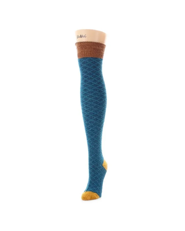 sock inventory running -  Legmogu'e Leaf Burst Over the Knee Warm Socks in Legion Blue