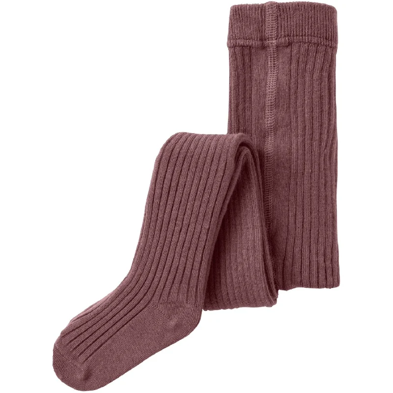 sock packs hiking -  Lil'Atelier Rose Brown Ilso Dilo Tights