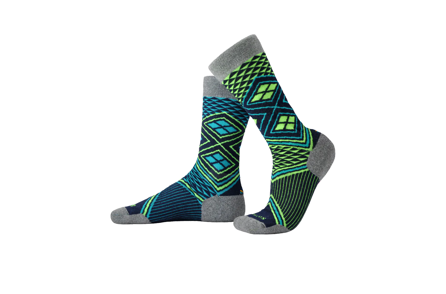 sock refunds custom -  Lime Recycled Wool Performance Socks