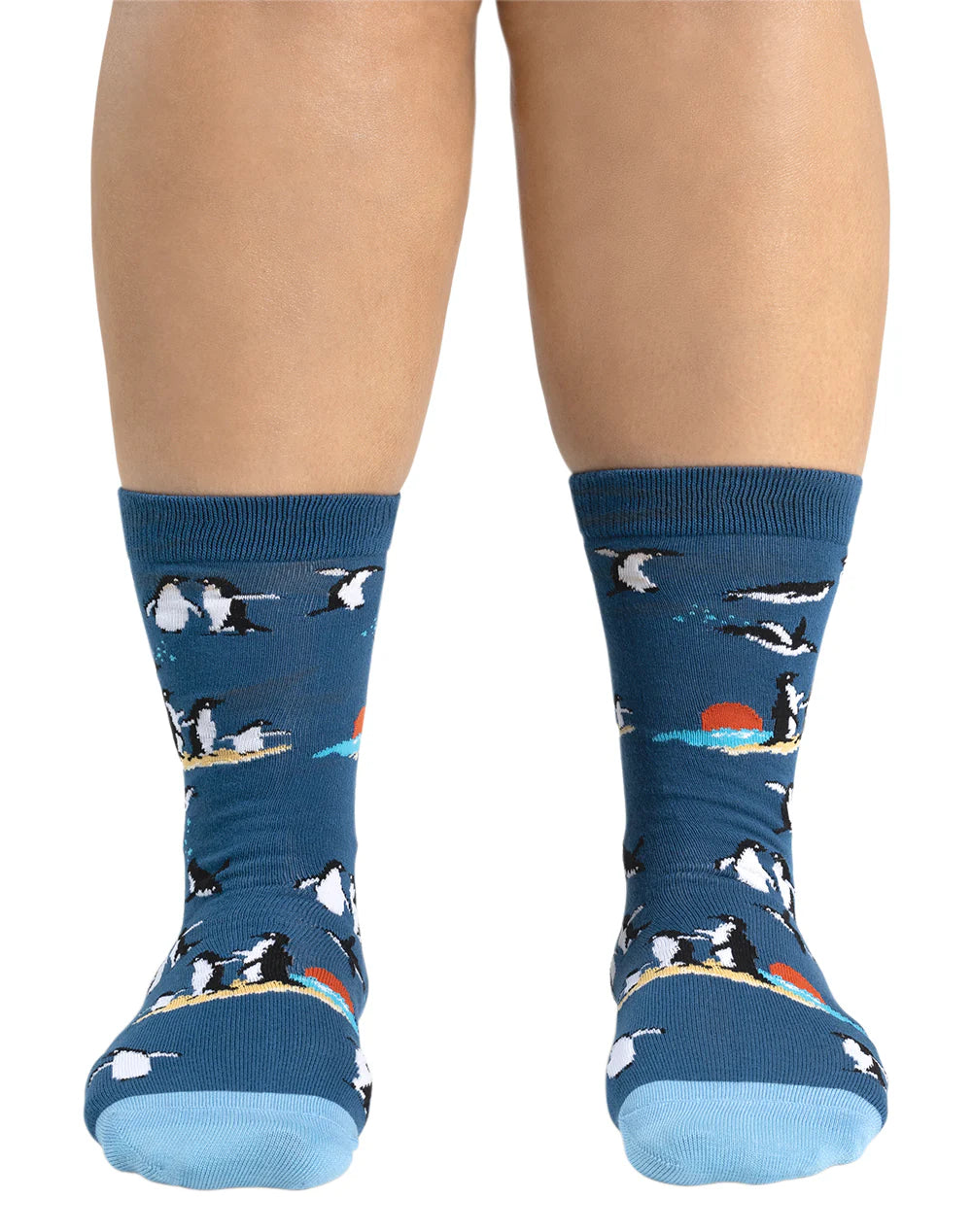 sock packs custom -  Little Penguins Women's Bamboo Crew Socks