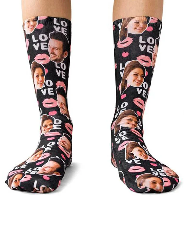 sock shipping hiking -  Love Lips Socks