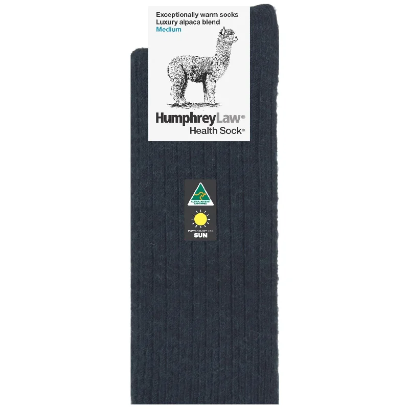 sock trends custom -  Luxury Alpaca Blend Socks in Charcoal - Aussie Made