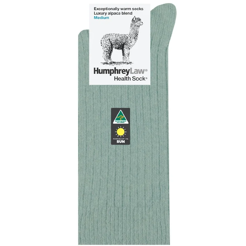 sock brands custom -  Luxury Alpaca Blend Socks in Lichen - Aussie Made