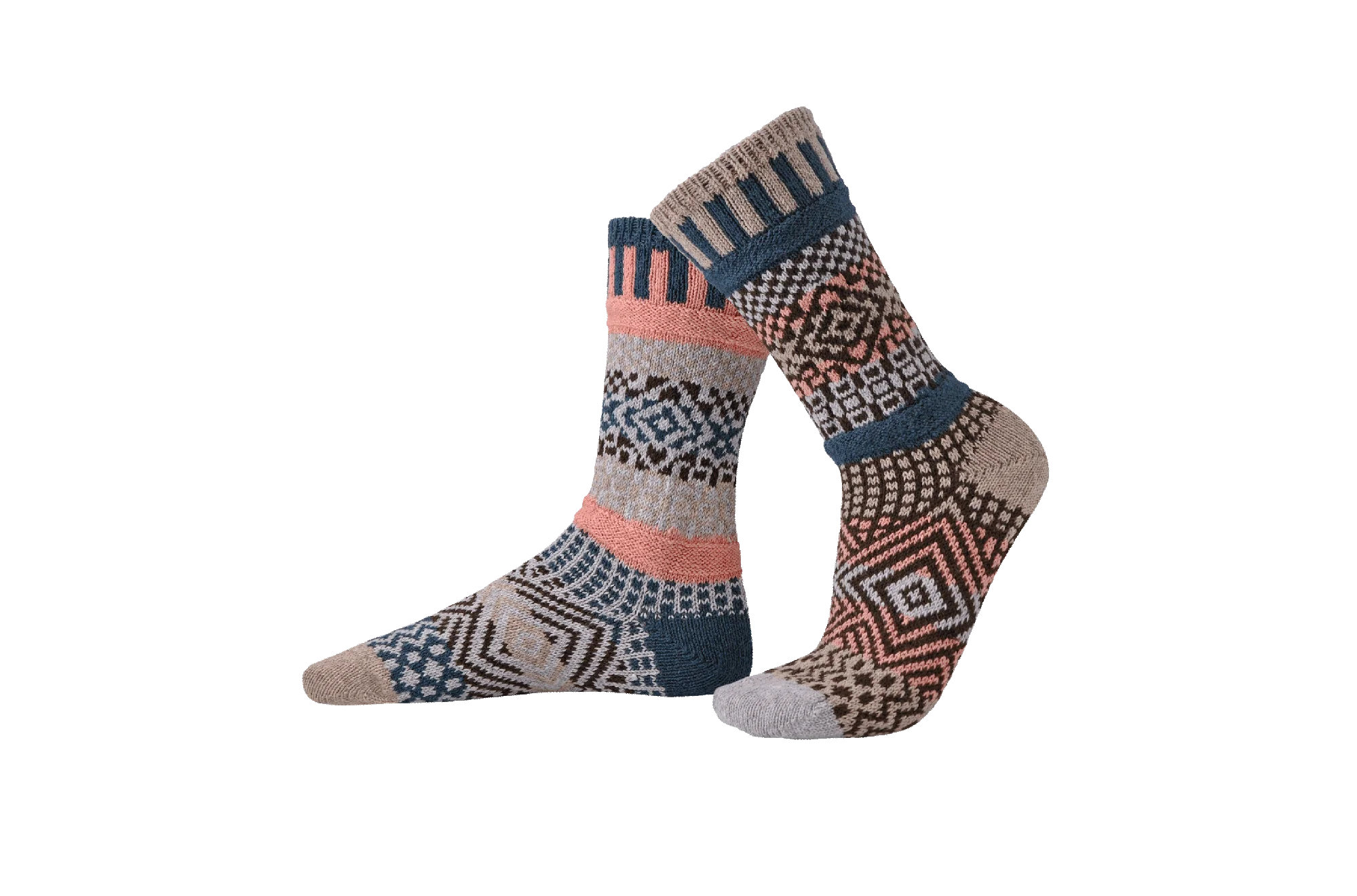 sock pairs custom -  Madrona Recycled Wool Mix Crew Socks