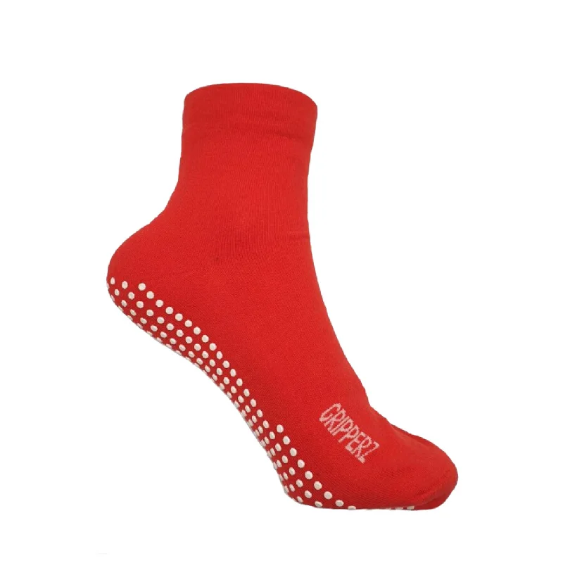 sock benefits thermal -  Maxi Hospital Non-Slip Socks in Red