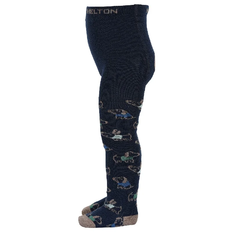 sock deals custom -  MELTON Peacoat Blue DAnd fun tights