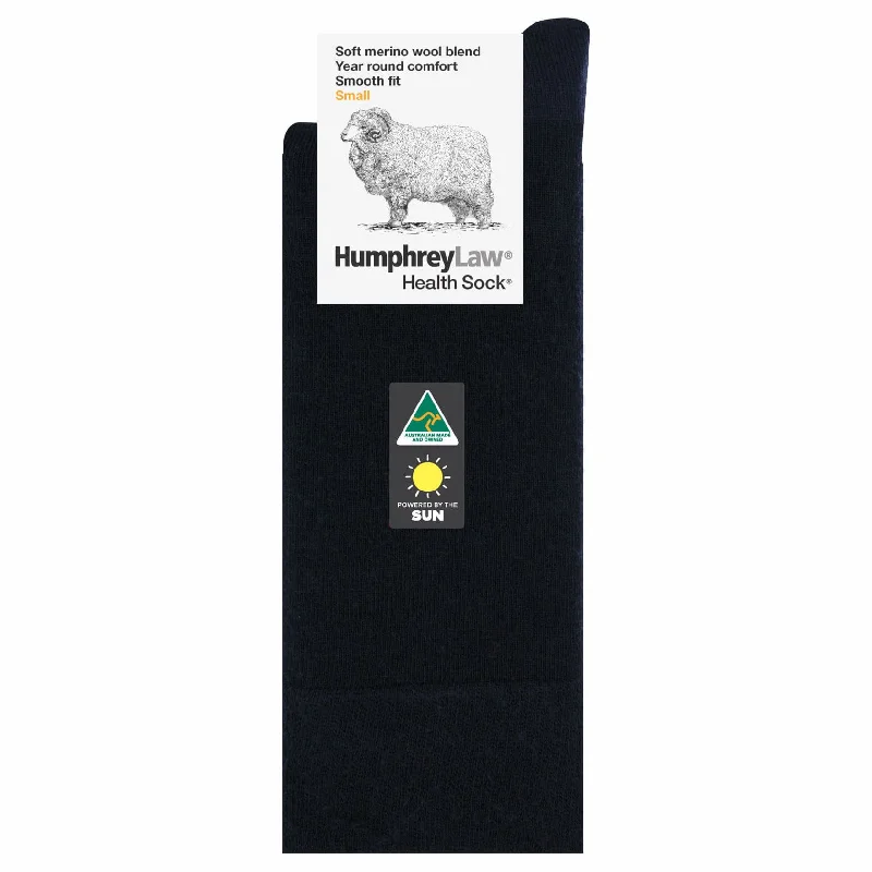 sock ratings running -  Merino Wool Crew Socks in Black - Aussie Made