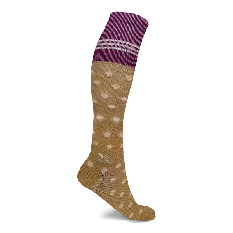 sock reviews hiking -  Happy Wool - MERINO WOOL COMPRESSION BOOT SOCKS - OATMEAL