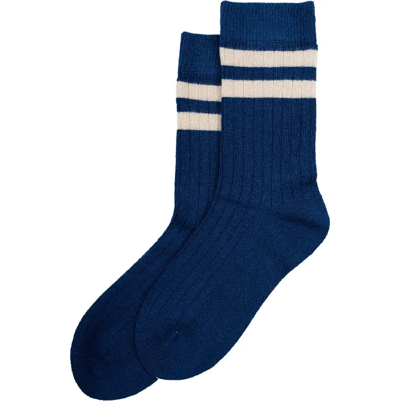 sock bundles custom -  minipop® Deep Cobalt/Off White Bamboo Socks Sport