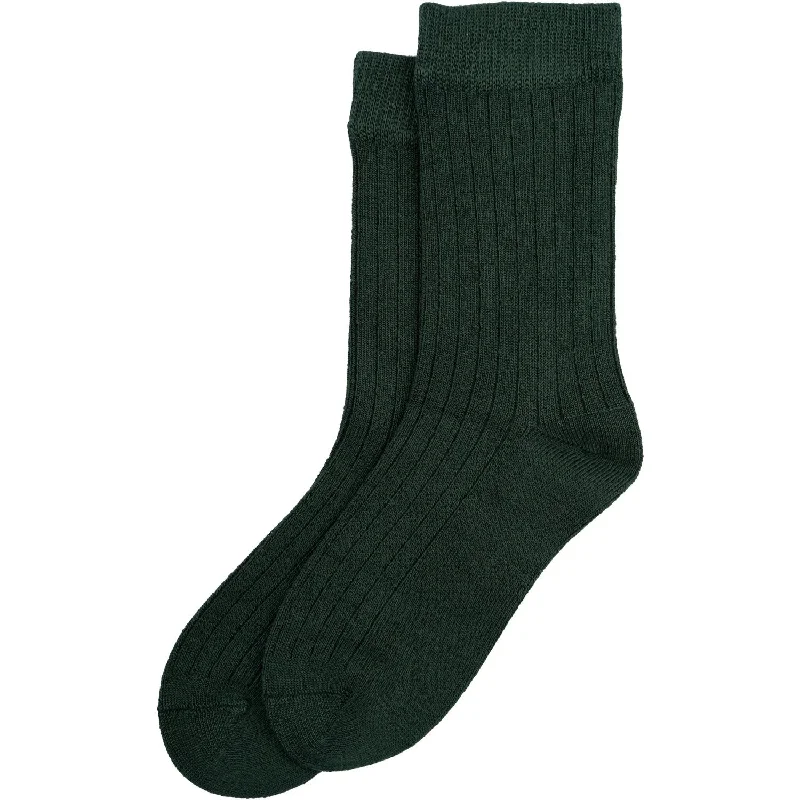 sock singles custom -  minipop® Emerald green Bamboo Socks