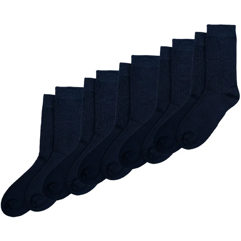 sock fashion thermal -  minipop® Navy Bamboo Socks 5-Pack Noos