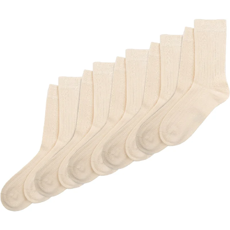 sock styles thermal -  minipop® Off White Bamboo Socks 5-Pack Noos