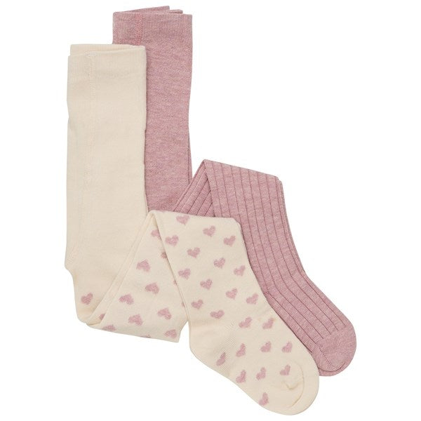 sock packaging hiking -  Minymo Light Rose Strømpebukser w. Pattern 2-Pack