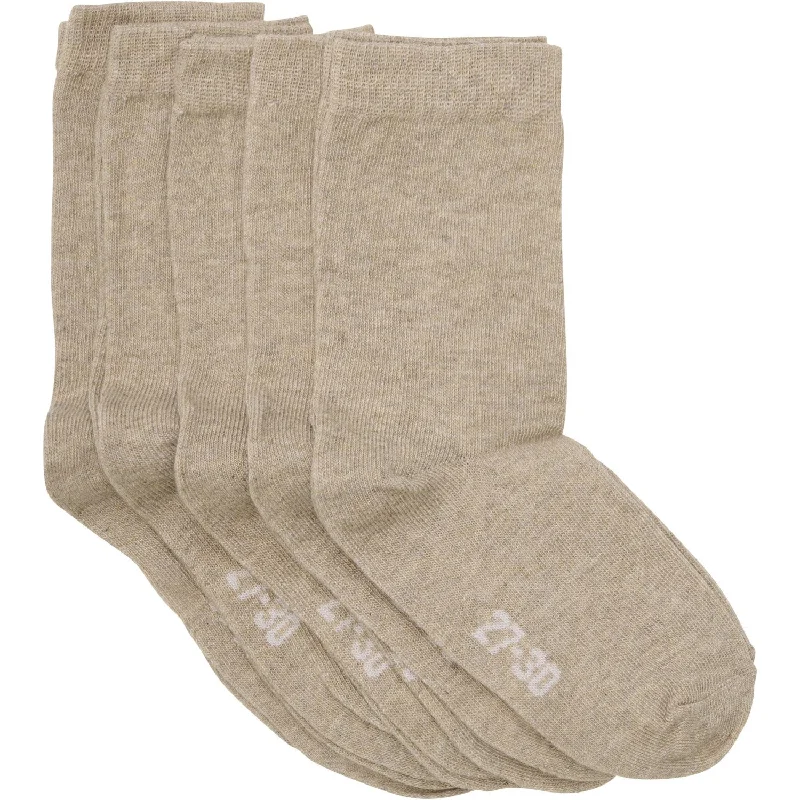 sock reviews hiking -  Minymo Silver Mink Melange Socks Solid 5-Pack