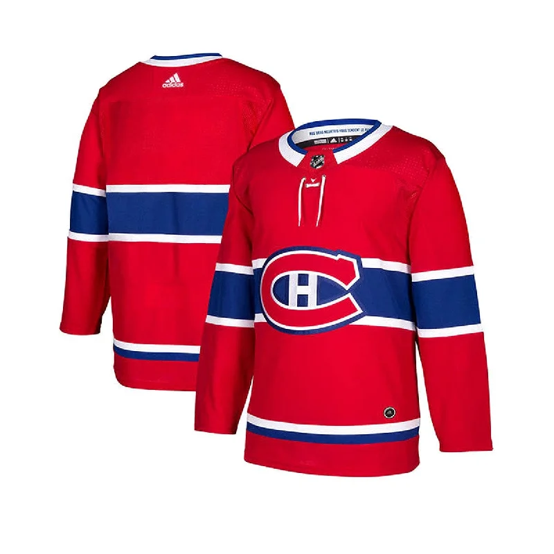 sock sets running -  Montreal Canadiens Home Adidas Authentic Senior Jersey