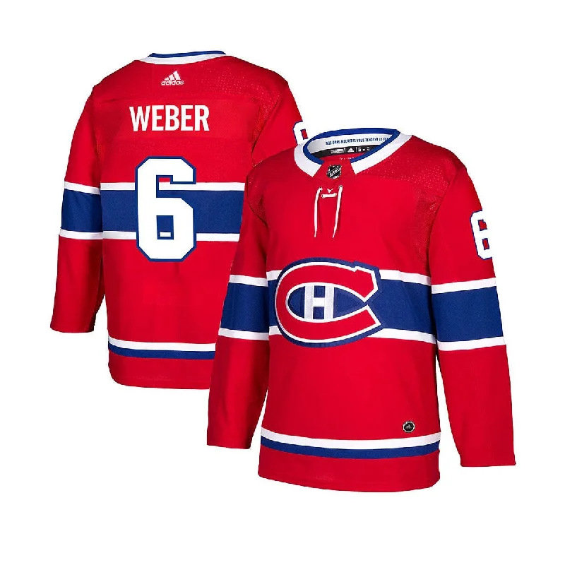 sock selection running -  Montreal Canadiens Home Adidas Authentic Senior Jersey - Shea Weber