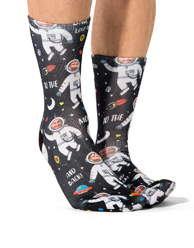 sock selection hiking -  Moon & Back Dad Socks