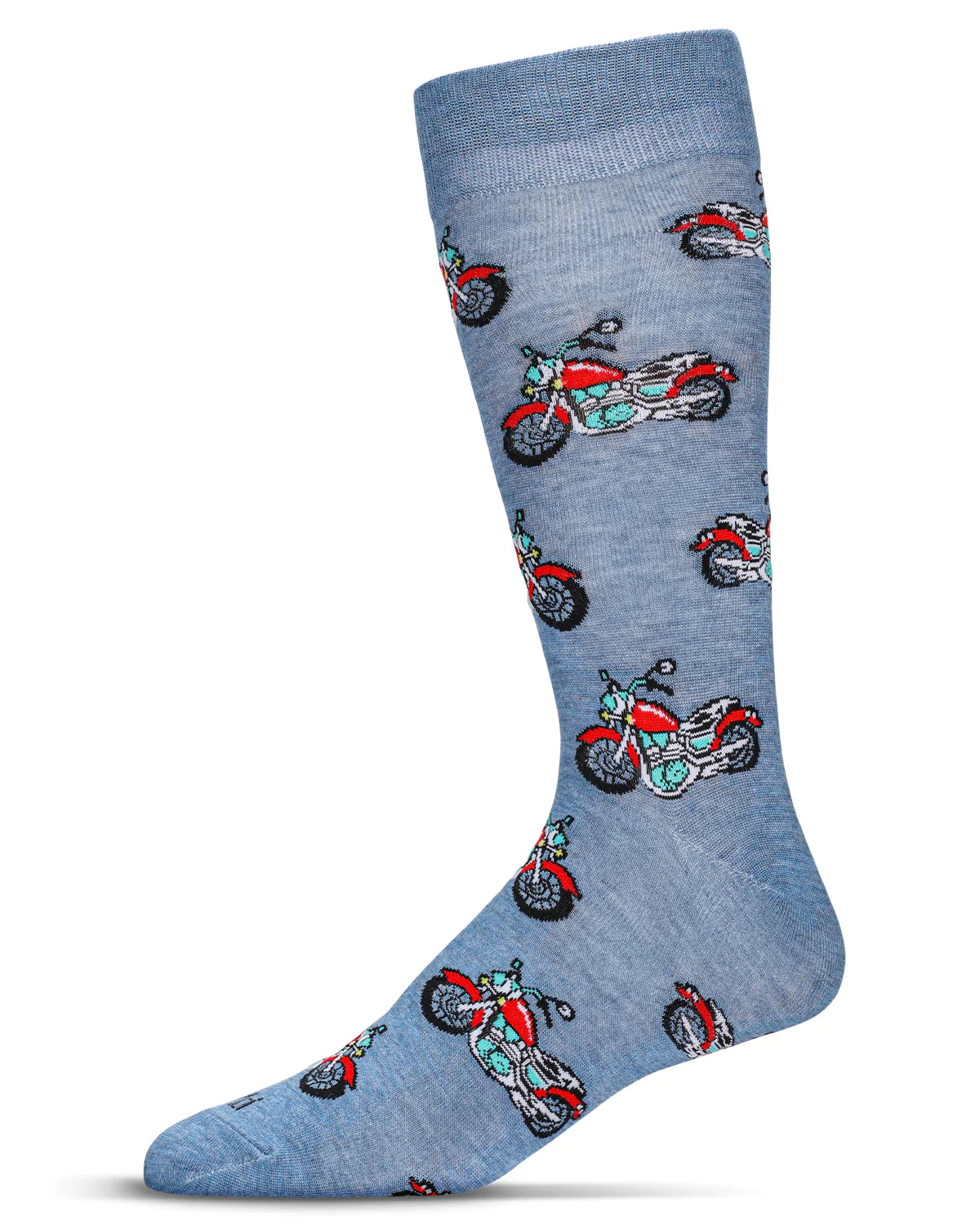 sock stock custom -  Motorcycles Men's Bamboo Crew Socks