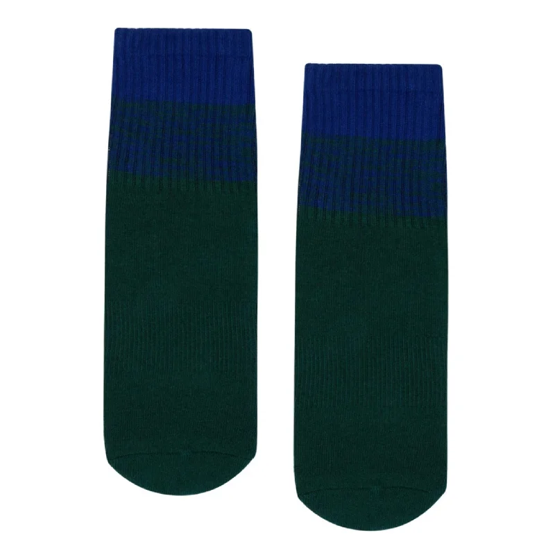 sock singles thermal -  Crew Grip Socks - Fade Twilight (Barre / Pilates)