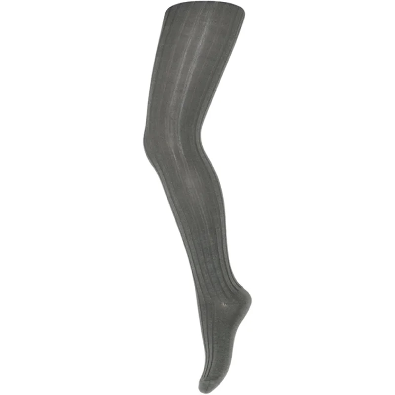 sock packs running -  MP 128 Wool Rib Tights Agave Green