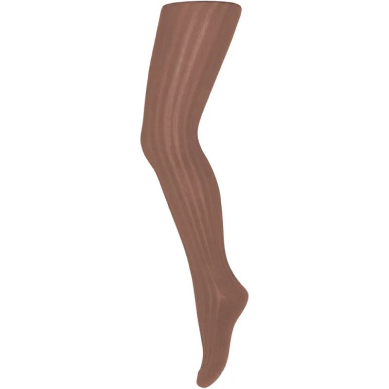 sock durability running -  MP 130 Cotton Rib Tights Russet