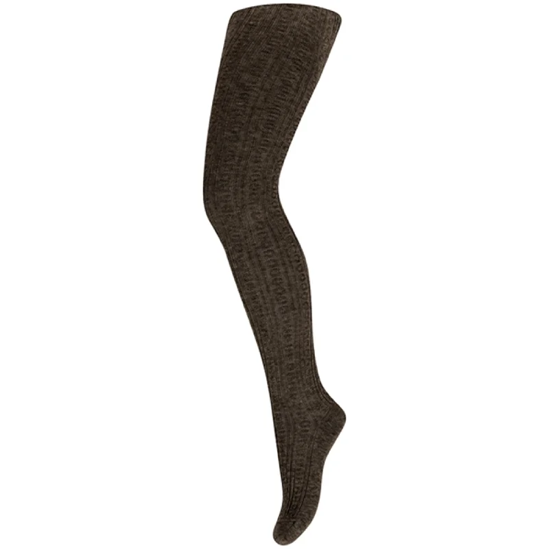 sock types custom -  MP 19032 Wool Juno Tights Brown Melange