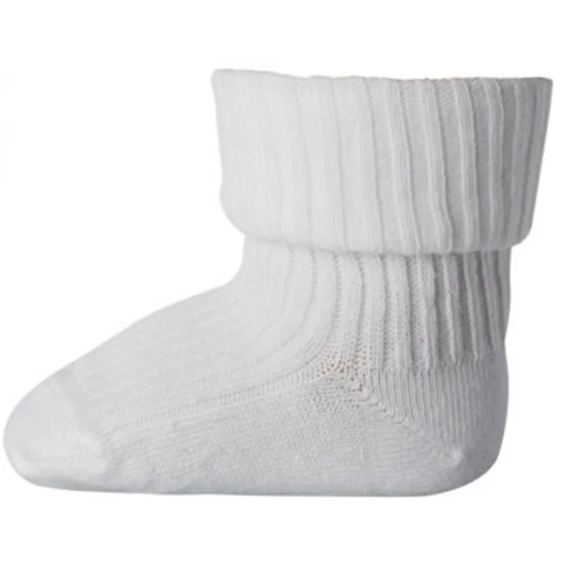 sock durability custom -  MP 533 Black Cotton Rib 01 White