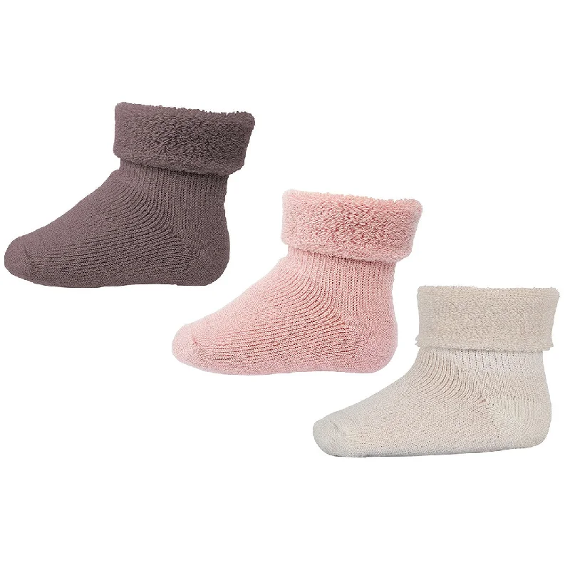 sock inventory hiking -  Mp Danmark Wool Ribbed Socks - 3-pack Wood Rose